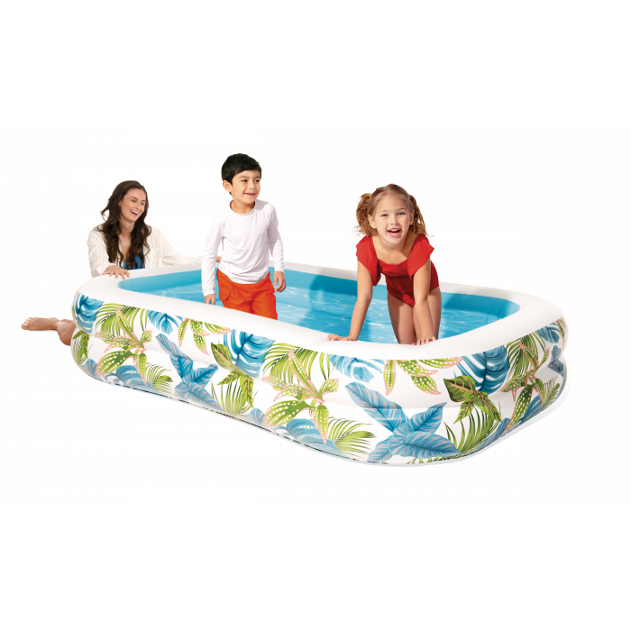 Intex 57177 Մանկական փչովի լողավազան 229x152x48սմ Tropics, 600լ, 3 տարեկանից