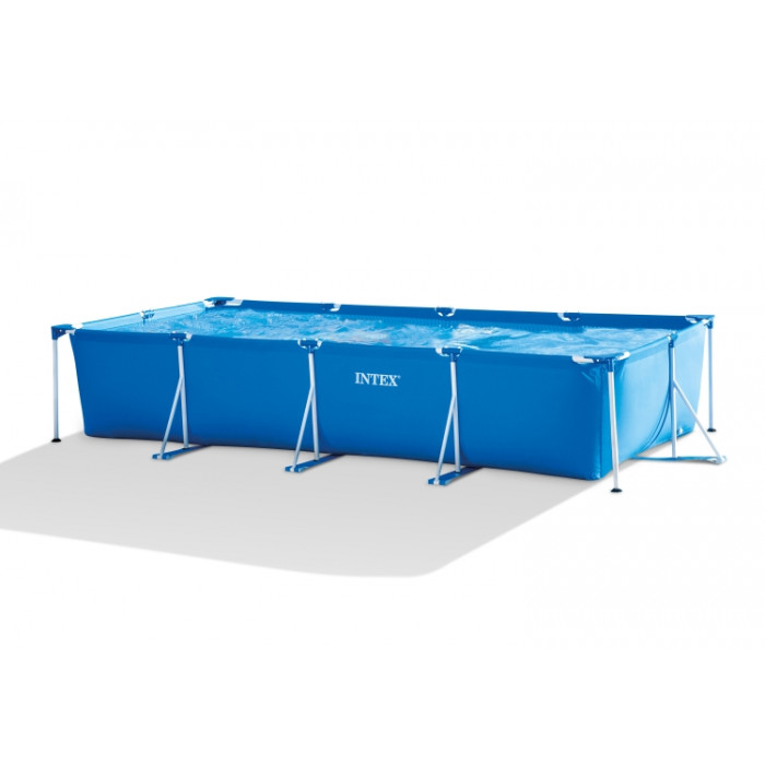Շրջանակային ուղղանկյուն լողավազան Intex 450x220x84սմ, 7127լ