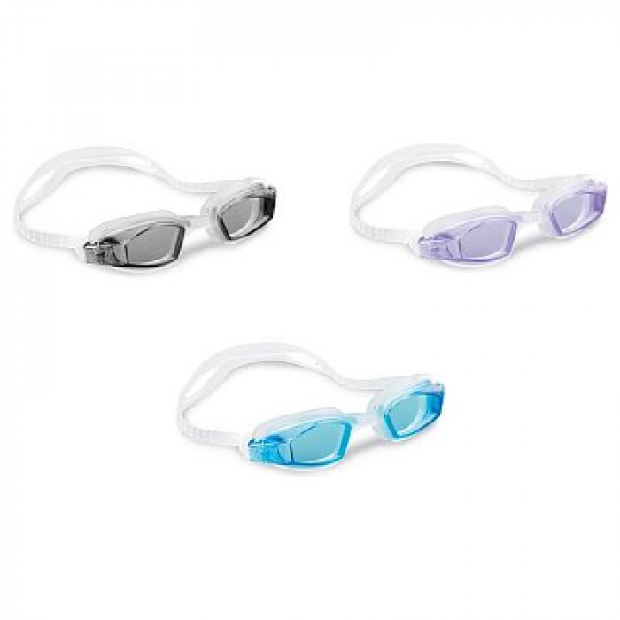 Intex 55682 լողի ակնոցներ «Free Style Sport» 8 տարեկանից, 3 գույն