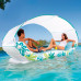 Intex 56294 Փչովի լաստի ներքնակ ծածկով 224x150x165սմ «Արևադարձային հանգստի գոտի», մինչև 200 կգ