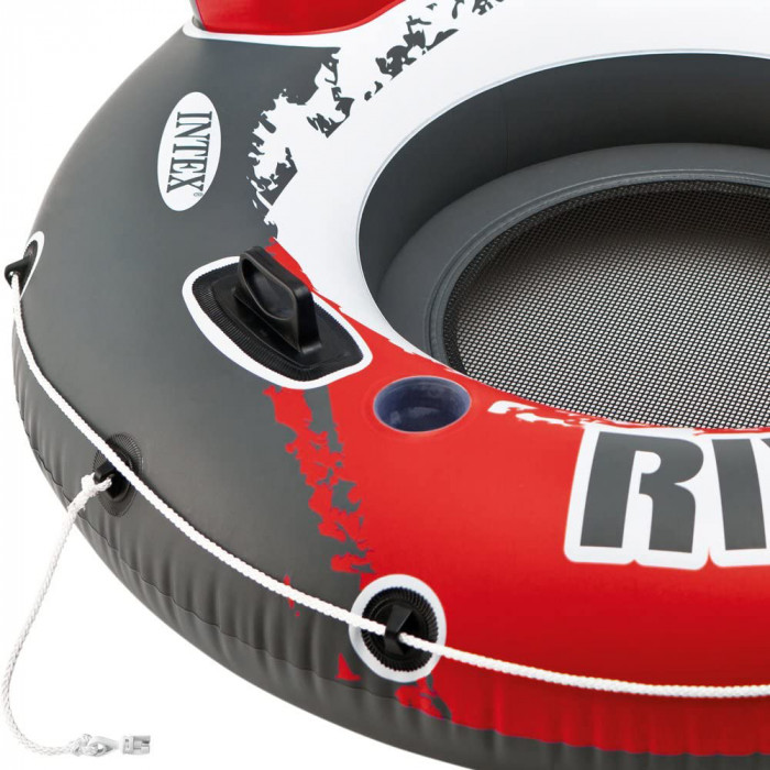 Intex 56825 Փչովի օղակաձև աթոռ 135 սմ «Red River Run 1» բռնակներով, մինչև 100 կգ
