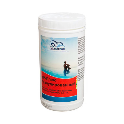 Chemoform pH Plus ալկալային հատիկներ 1 կգ, լողավազանի թթվայնության մակարդակը բարձրացնելու համար Chemoform pH Plus ալկալային հատիկներ 1 կգ, լողավազանի թթվայնության մակարդակը բարձրացնելու համար