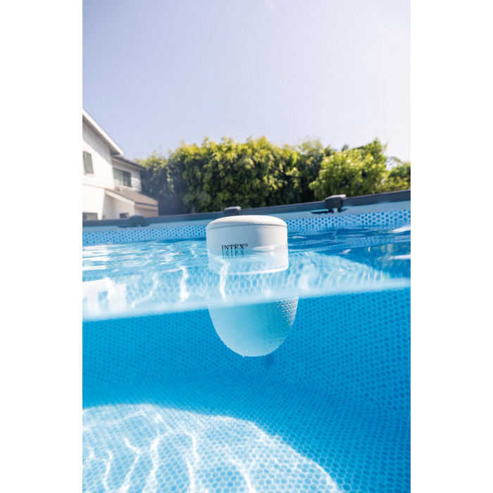 Intex WiFi ջրի վերլուծիչ 28607, խելացի լողավազանի մոնիտոր՝ իրական ժամանակի pH-ի և քլորի հետևմամբ, հավելվածով կառավարվող