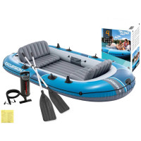 Intex 66324 Փչովի նավակ «Excursion 4» 315x165x43 սմ, ալյումինե թիեր 137 սմ, պոմպ, մինչև 500 կգ Intex 66324 Փչովի նավակ «Excursion 4» 315x165x43 սմ, ալյումինե թիեր 137 սմ, պոմպ, մինչև 500 կգ