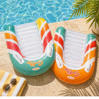 Intex 58172 փչովի լողացող ներքնակ «Surfs Up», 84x79 սմ, մինչև 40 կգ