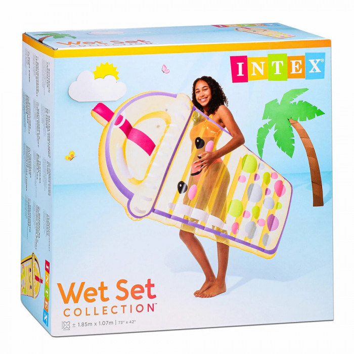 Intex 58738 Փչովի լողացող ներքնակ «Boba Duddy», 173x99x20սմ, մինչև 100 կգ