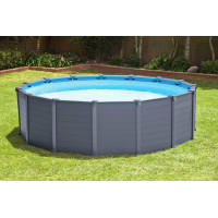 Շրջանակային լողավազան Գրաֆիտ Մոխրագույն 478 x 124 սմ, ավազի ֆիլտրի պոմպ, սանդուղք, հովանոց, անկողին Շրջանակային լողավազան Գրաֆիտ Մոխրագույն 478 x 124 սմ, ավազի ֆիլտրի պոմպ, սանդուղք, հովանոց, անկողին