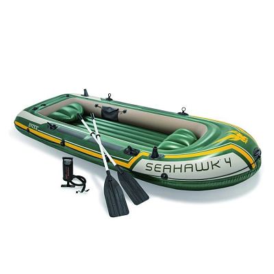  Intex 68351 փչովի նավակ «Seahawk 4» 351x145x48սմ, ալյումինե թիեր 137սմ, պոմպ 68614, մինչև 480 կգ