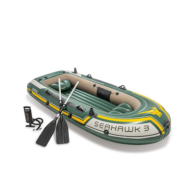  Intex 68380 Փչովի նավակ «Seahawk 3» 295x137x43սմ, ալյումինե թիեր 137սմ, պոմպ 68614, մինչև 360 կգ