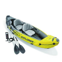  Intex 68307 Փչովի կայակ «Explorer K2» 312x91x51սմ, ալյումինե թիեր 218սմ, պոմպ 68614, մինչև 180 կգ