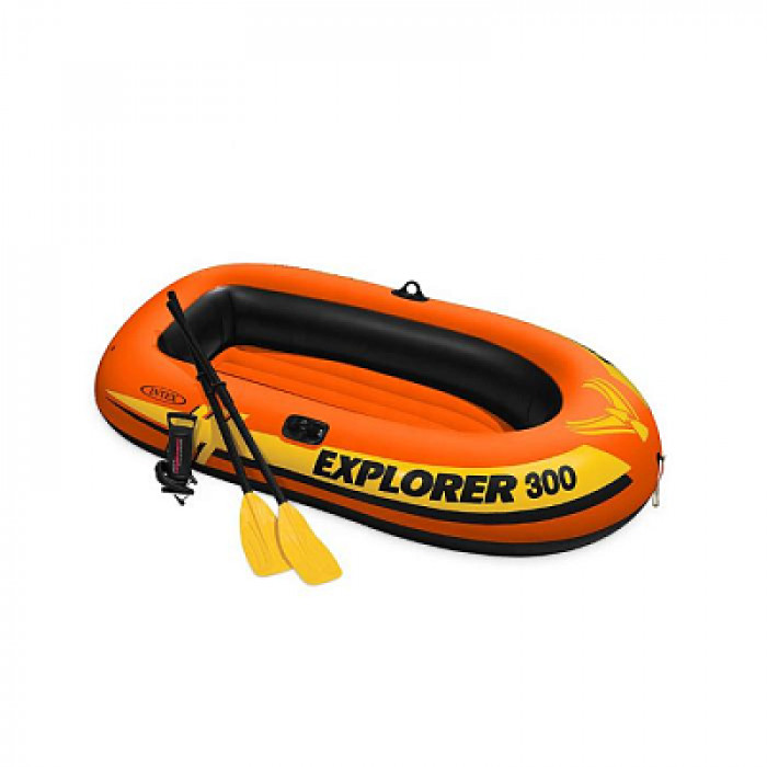  Intex 58332 Փչովի նավակ «Explorer 300» 211x117x41սմ, թիեր 59623, պոմպ 69613, 6 տարեկանից մինչև 186 կգ