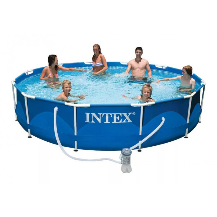 Intex 28212 Մետաղական շրջանակով լողավազան՝ 366x76 սմ, 6503 լ, ֆիլտրի պոմպ՝ 2006 լ/ժ Intex 28212 Մետաղական շրջանակով լողավազան՝ 366x76 սմ, 6503 լ, ֆիլտրի պոմպ՝ 2006 լ/ժ