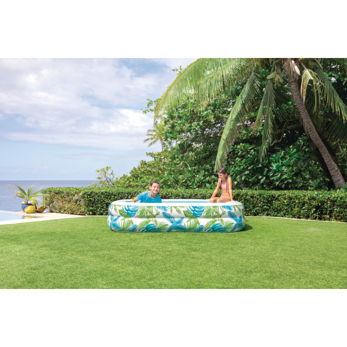 Intex 57177 Մանկական փչովի լողավազան 229x152x48սմ Tropics, 600լ, 3 տարեկանից