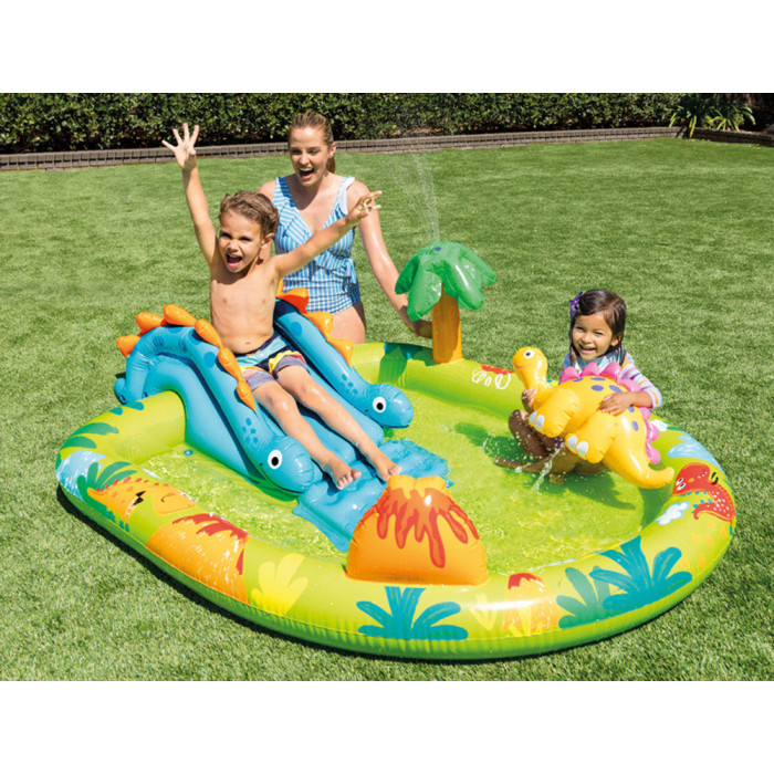 Intex 57166 Խաղահրապարակ 191x152x58սմ Dinoland ջրցանով և սահանքով, 143 լ, մինչև 54 կգ, 2 տարեկանից Intex 57166 Խաղահրապարակ 191x152x58սմ Dinoland ջրցանով և սահանքով, 143 լ, մինչև 54 կգ, 2 տարեկանից