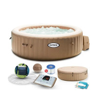 Intex 28426 SPA լողավազան 145/196x71սմ Bubble Massage 795լ, կլոր, օդային մերսում