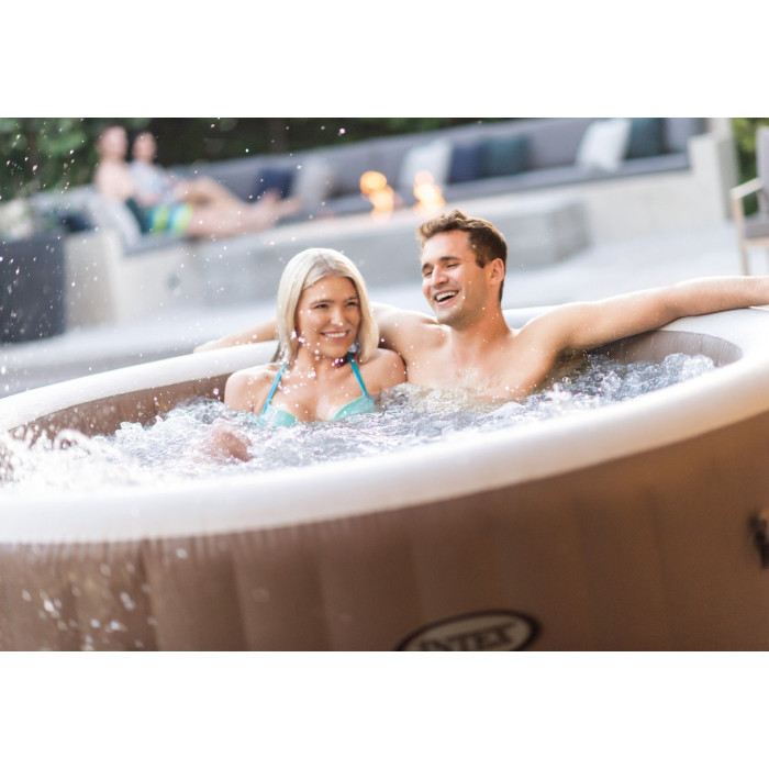 Intex 28428 SPA լողավազան 165/216x71սմ Bubble Massage 1098լ., կլոր, օդային մերսում