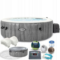 Intex 28440 SPA լողավազան 145/196x71սմ Greywood Deluxe 795լ, կլոր, օդային մերսման Intex 28440 SPA լողավազան 145/196x71սմ Greywood Deluxe 795լ, կլոր, օդային մերսման