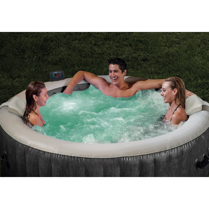 Intex 28440 SPA լողավազան 145/196x71սմ Greywood Deluxe 795լ, կլոր, օդային մերսման Intex 28440 SPA լողավազան 145/196x71սմ Greywood Deluxe 795լ, կլոր, օդային մերսման