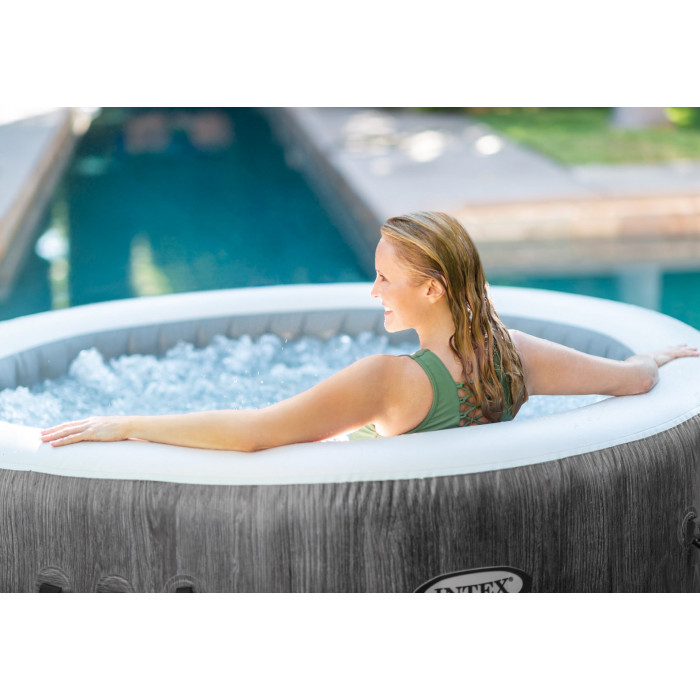 Intex 28440 SPA լողավազան 145/196x71սմ Greywood Deluxe 795լ, կլոր, օդային մերսման Intex 28440 SPA լողավազան 145/196x71սմ Greywood Deluxe 795լ, կլոր, օդային մերսման