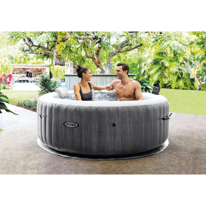 Intex 28440 SPA լողավազան 145/196x71սմ Greywood Deluxe 795լ, կլոր, օդային մերսման Intex 28440 SPA լողավազան 145/196x71սմ Greywood Deluxe 795լ, կլոր, օդային մերսման