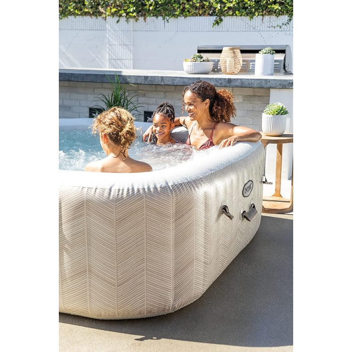 Intex 28472 SPA լողավազան 196x71 սմ Chevron Deluxe 1098 լ, քառակուսի, օդային մերսման Intex 28472 SPA լողավազան 196x71 սմ Chevron Deluxe 1098 լ, քառակուսի, օդային մերսման