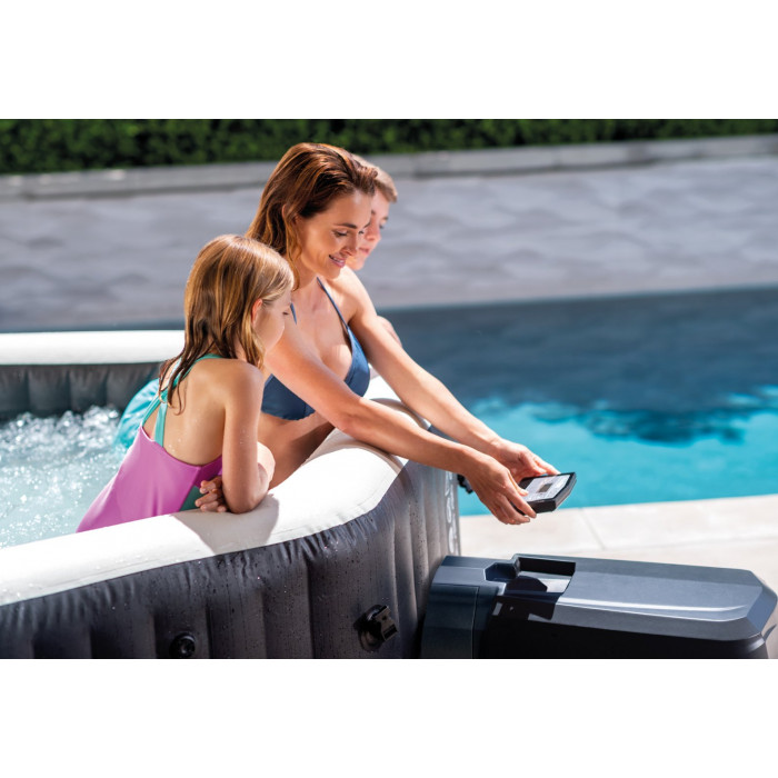 Intex 28458 SPA լողավազան 130/180x71սմ Jet and Bubble Deluxe 795լ, ութ գրամ, հիդրո-աէրոմերսում, քլորի գեներատոր Intex 28458 SPA լողավազան 130/180x71սմ Jet and Bubble Deluxe 795լ, ութ գրամ, հիդրո-աէրոմերսում, քլորի գեներատոր