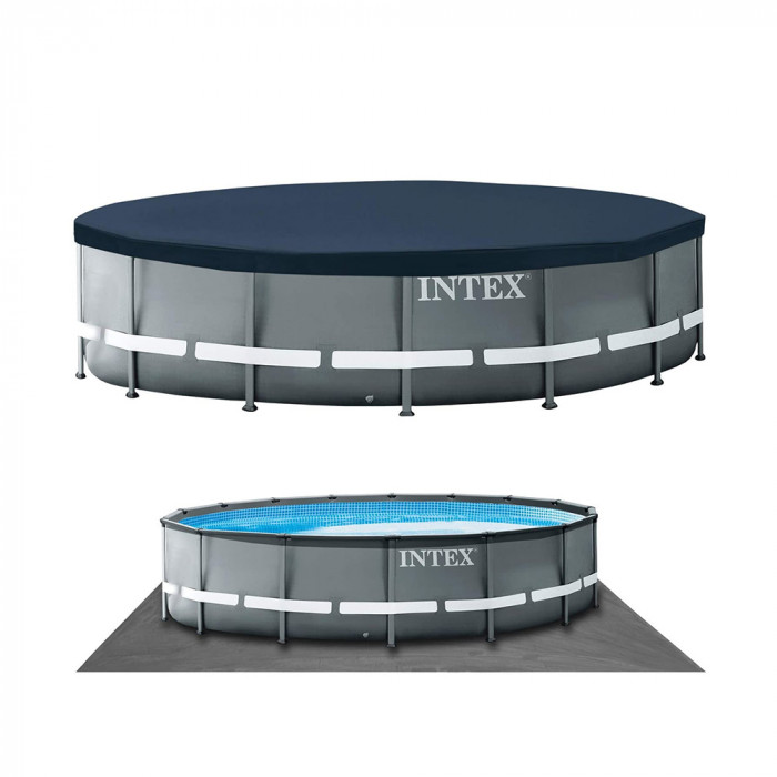 Intex 26330 շրջանակով լողավազան Ultra XTR շրջանակ 549x132սմ, 26423լ, ավազի ֆիլտր-հագեցածություն 7900 լ/ժ, սանդուղք, ծածկ, հենարան։ Intex 26330 շրջանակով լողավազան Ultra XTR շրջանակ 549x132սմ, 26423լ, ավազի ֆիլտր-հագեցածություն 7900 լ/ժ, սանդուղք, ծածկ, հենարան։