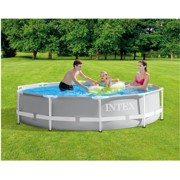 Intex 26702 շրջանակով լողավազան՝ պրիզմայաձև շրջանակով, 305x76 սմ, 4485 լ, ֆիլտրի պոմպ՝ 1250 լ/ժ Intex 26702 շրջանակով լողավազան՝ պրիզմայաձև շրջանակով, 305x76 սմ, 4485 լ, ֆիլտրի պոմպ՝ 1250 լ/ժ