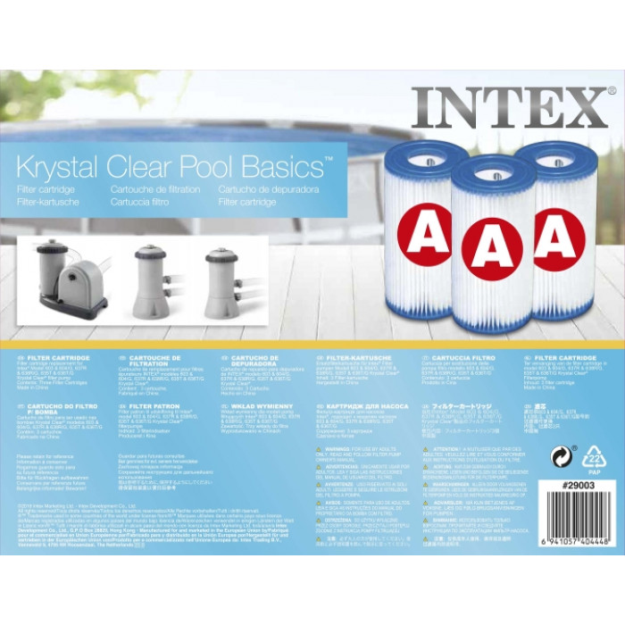 Փամփուշտ Intex պոմպի համար