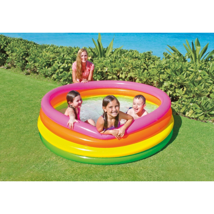  Intex Rainbow փչովի լողավազան, 168 x 46 սմ, 6 տարեկանից