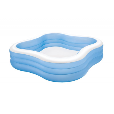 Intex փչովի քառակուսի լողավազան, 229x229x56 սմ, Ընտանեկան լոգանք 6 տարեկանից Intex փչովի քառակուսի լողավազան, 229x229x56 սմ, Ընտանեկան լոգանք 6 տարեկանից